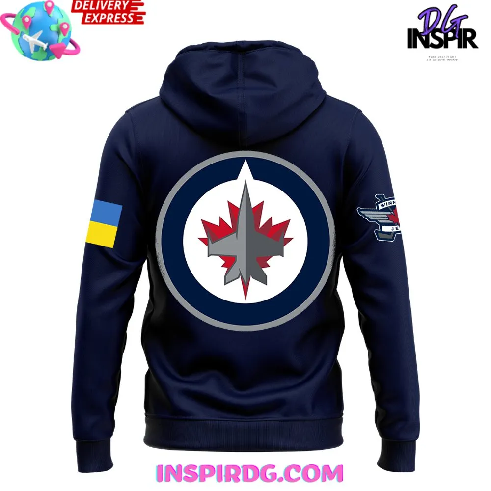 -Winnipeg Jets Ukrainian Heritage Night 2025 Hoodie