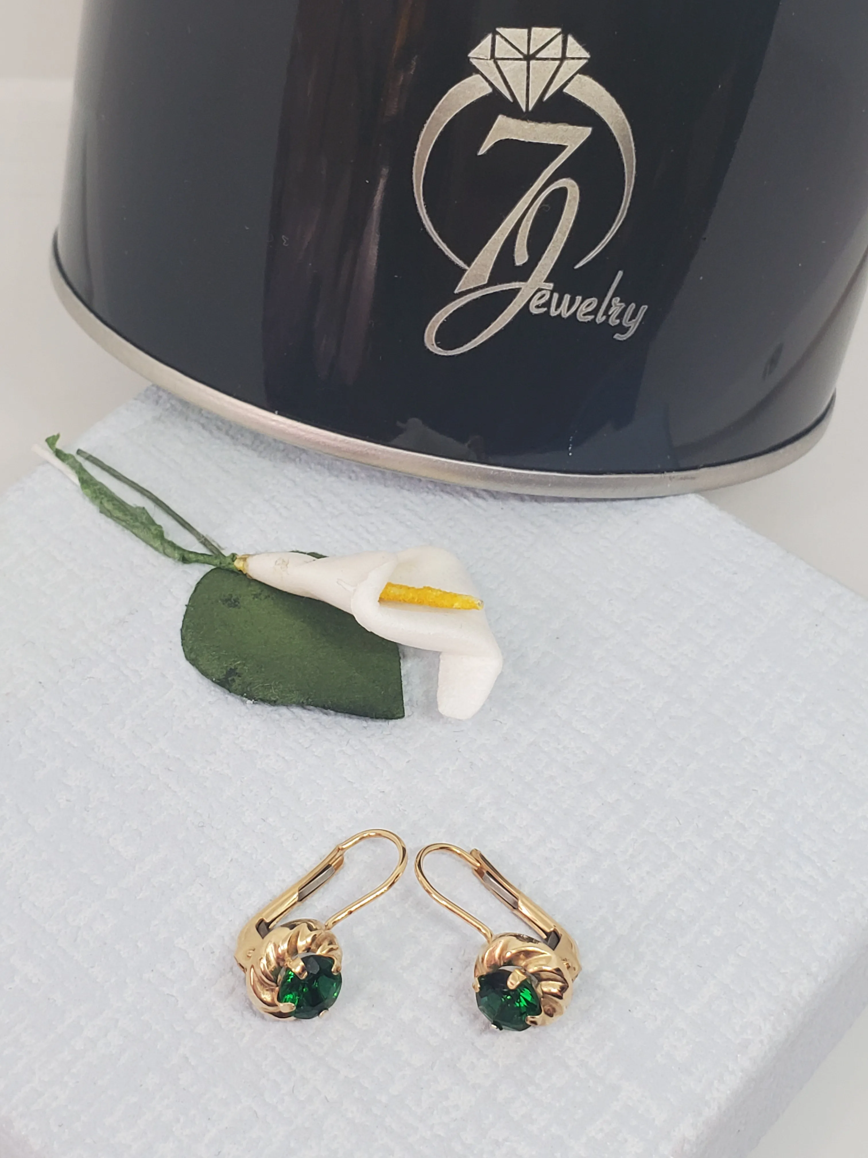 10k real gold birthstone earrings