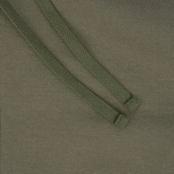 14oz Ultra Heavyweight Loopwheel Cotton Zippered Hoodie - Olive