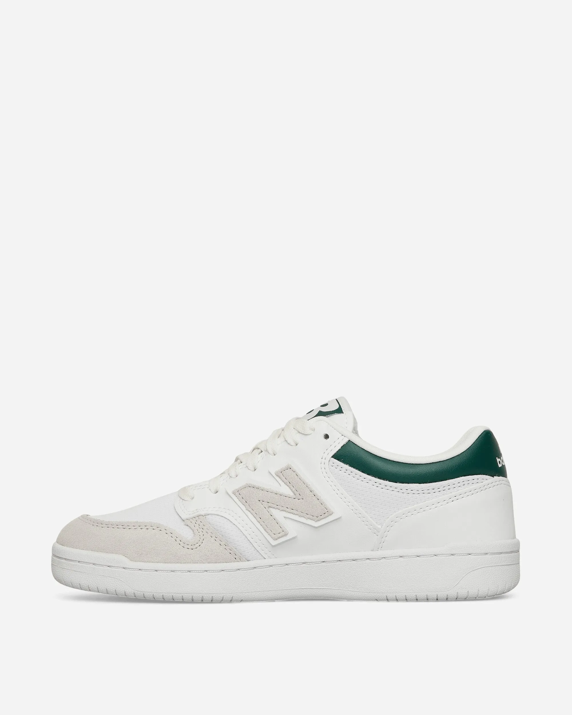 480 Sneakers White / Night Watch Green