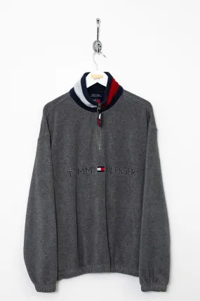 90s Tommy Hilfiger 1/4 Zip Fleece (M)