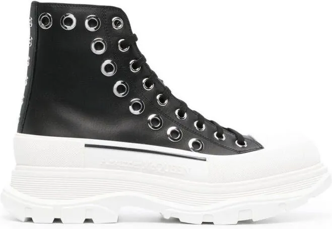 Alexander McQueen Joey eyelet-detail sneakers Black