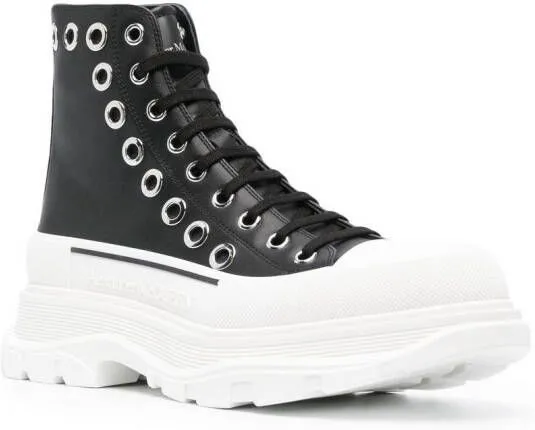 Alexander McQueen Joey eyelet-detail sneakers Black