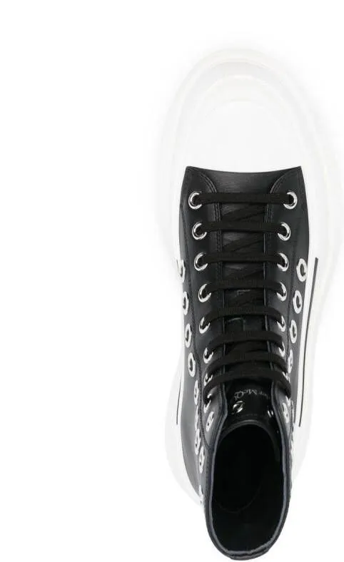 Alexander McQueen Joey eyelet-detail sneakers Black