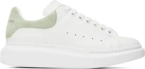 Alexander McQueen White & Green Oversized Sneakers