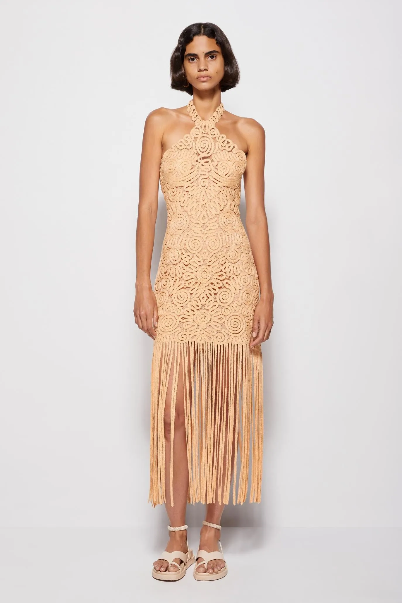 Alisa Fringe Dress