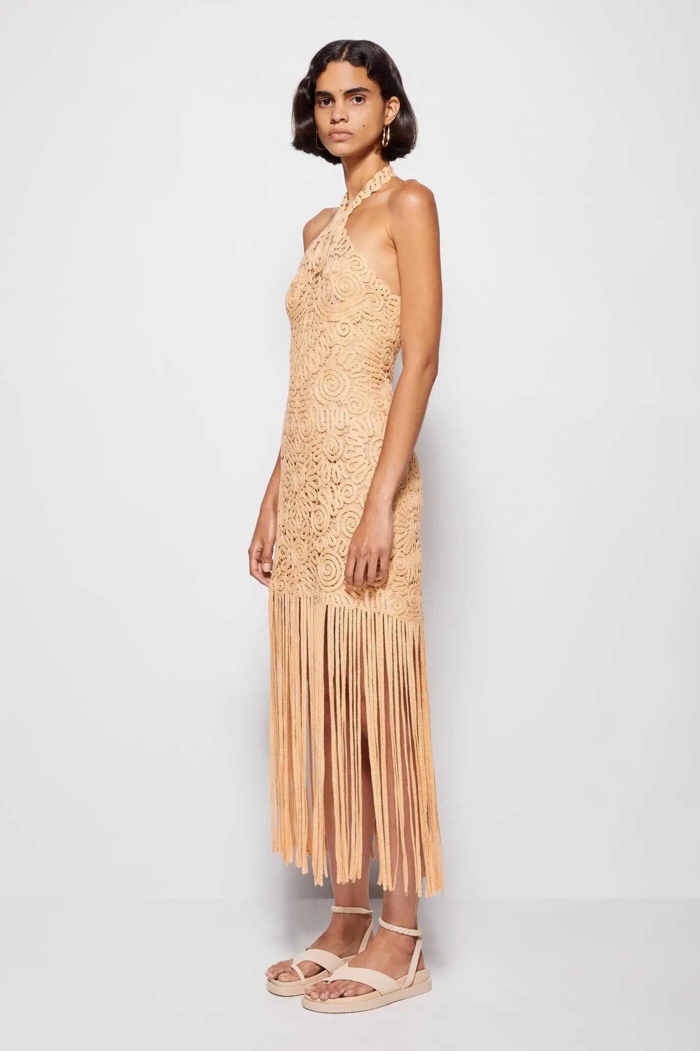 Alisa Fringe Dress