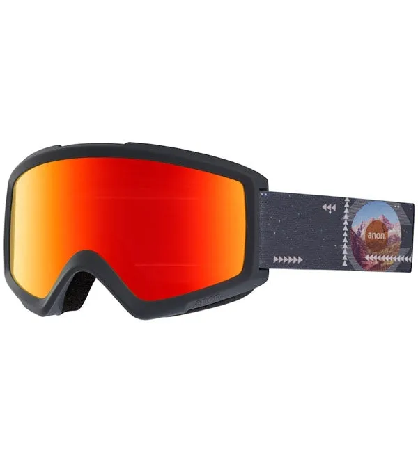 Anon Helix 2.0 Rush Sonar Red Ski Snowboard Goggle