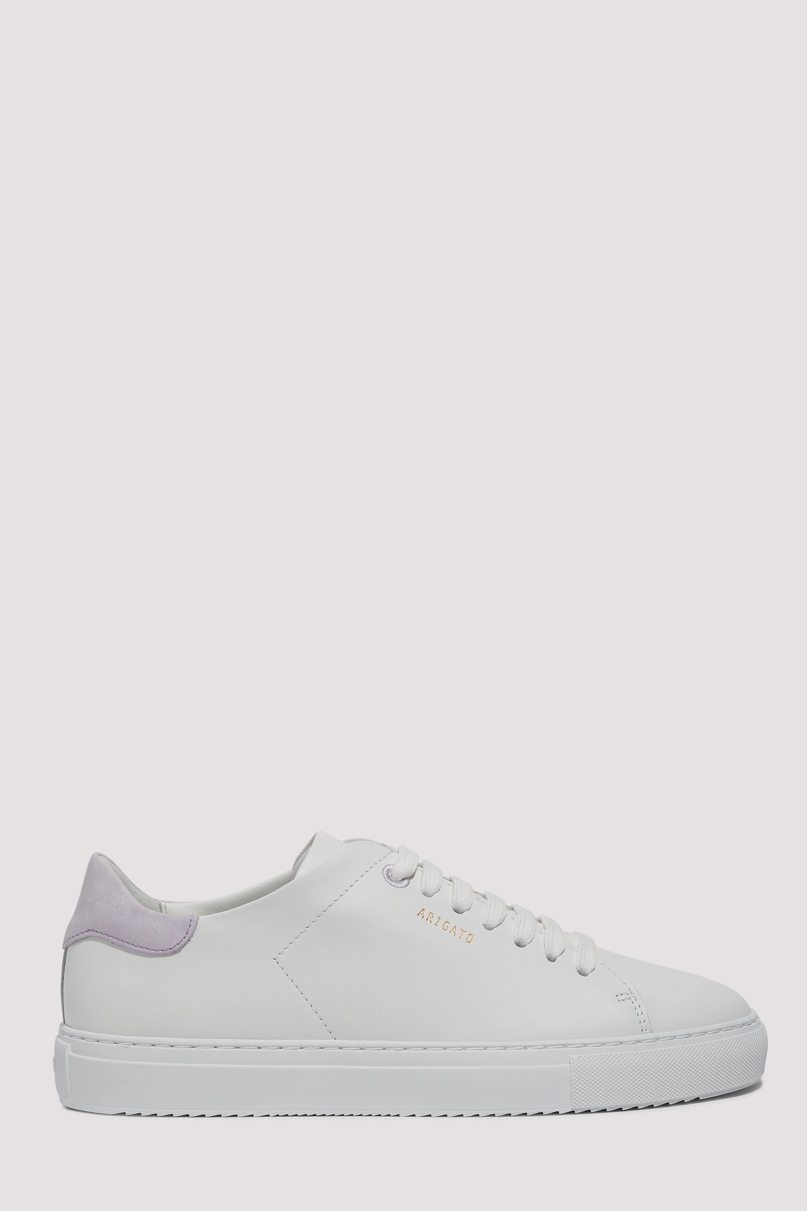 Axel Arigato  White and Purple Clean 90 Sneakers