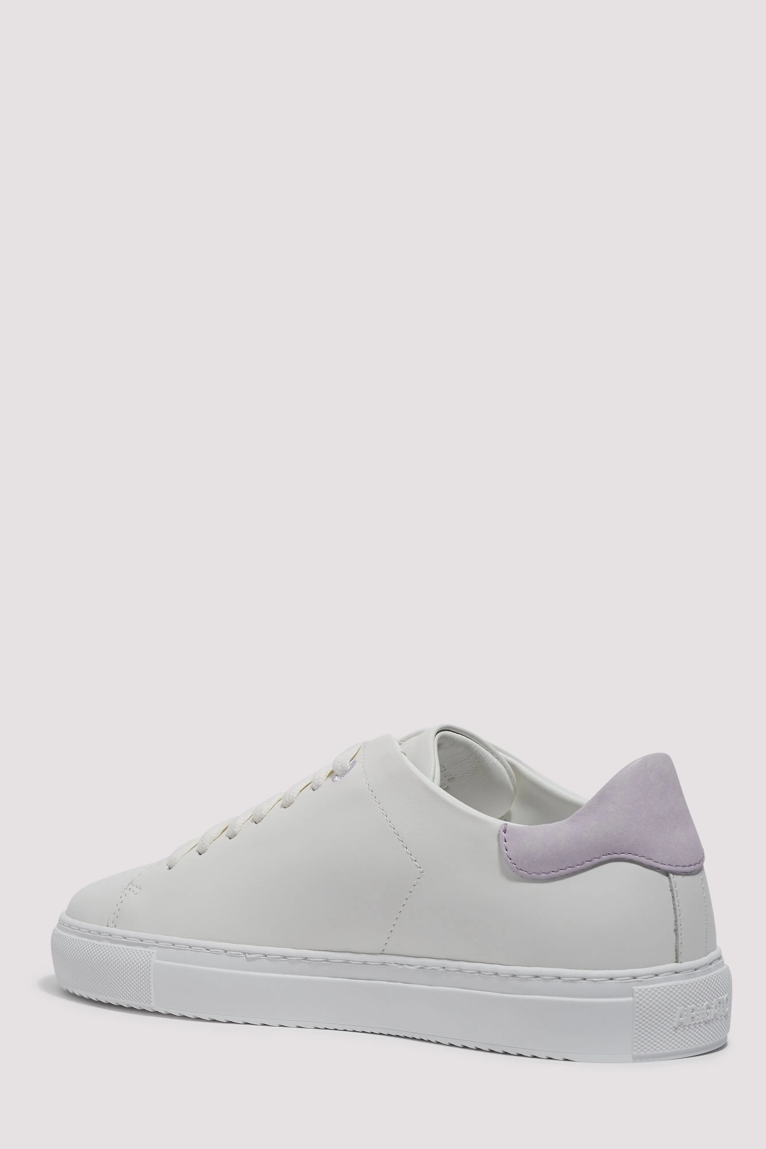 Axel Arigato  White and Purple Clean 90 Sneakers