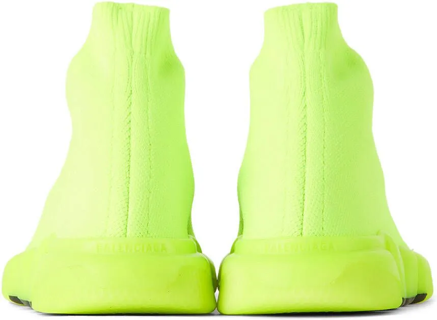 Balenciaga Kids Green Speed Sneakers