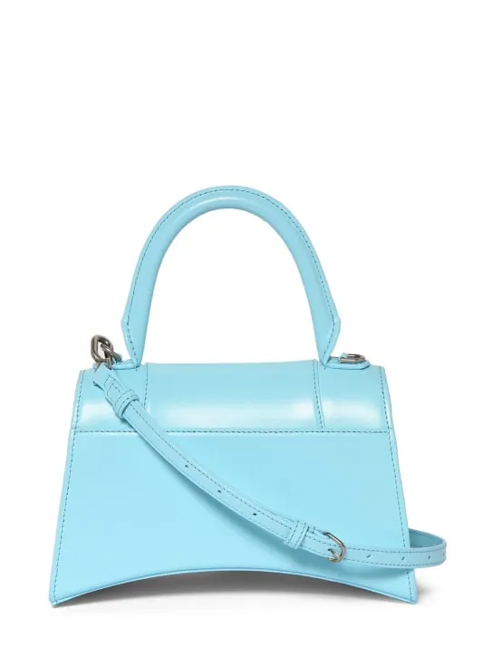 Balenciaga   Small Hourglass leather top handle bag 