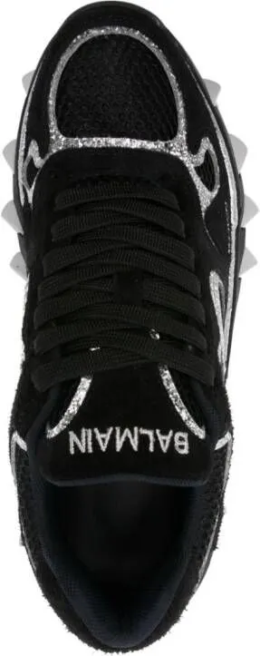 Balmain B-East panelled sneakers Black