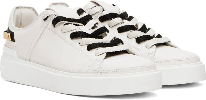 Balmain Off-White B-Court Sneakers