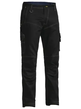 Bisley Workwear BPC6475 Men's Pant - Cargo - X Airflow Engineered - Cotton Twill Ripstop - Black - 77R