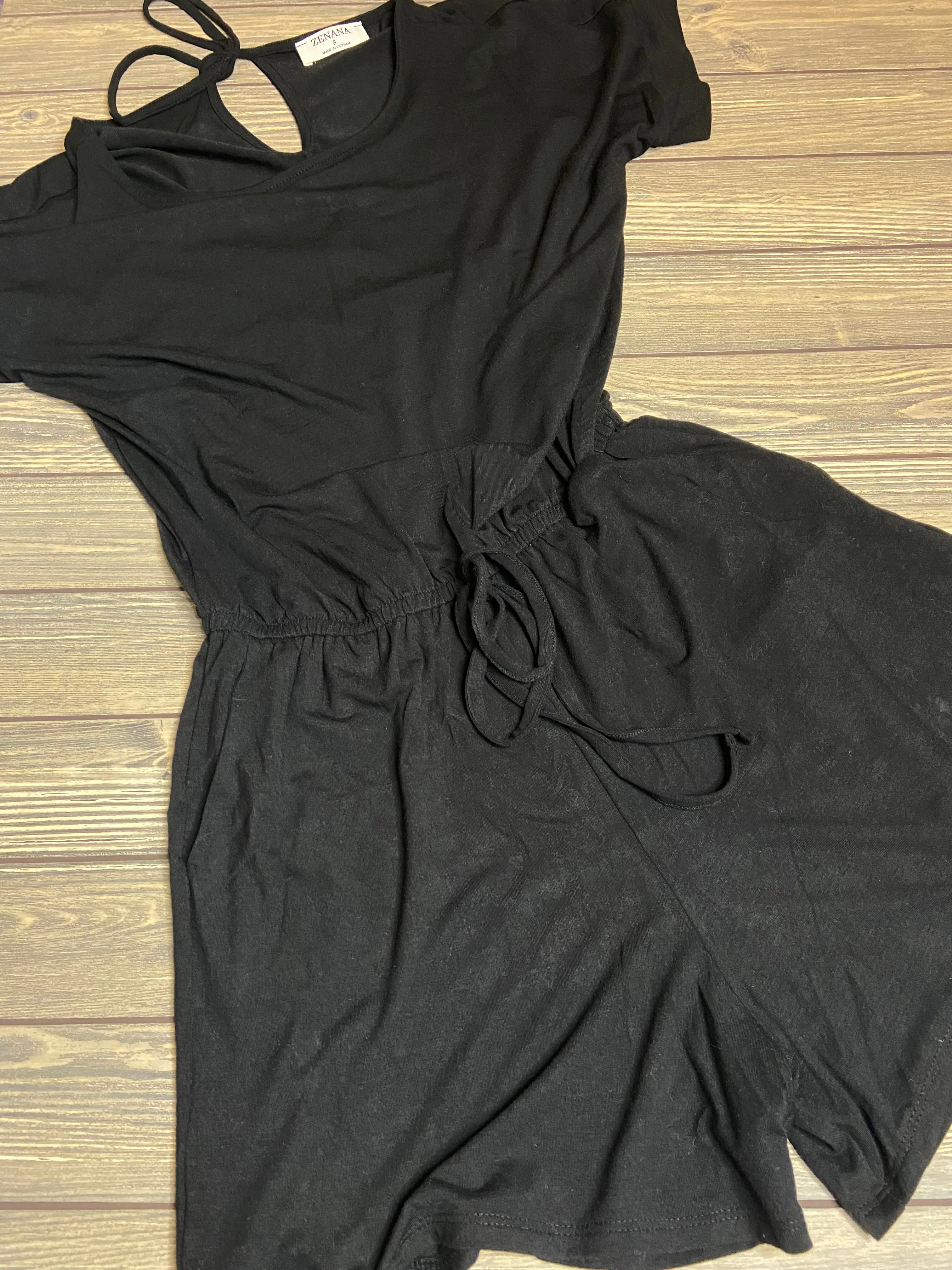 Black Comfy Romper