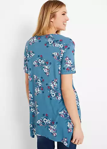 bonprix Hanky Hem Floral Tunic | Grattan