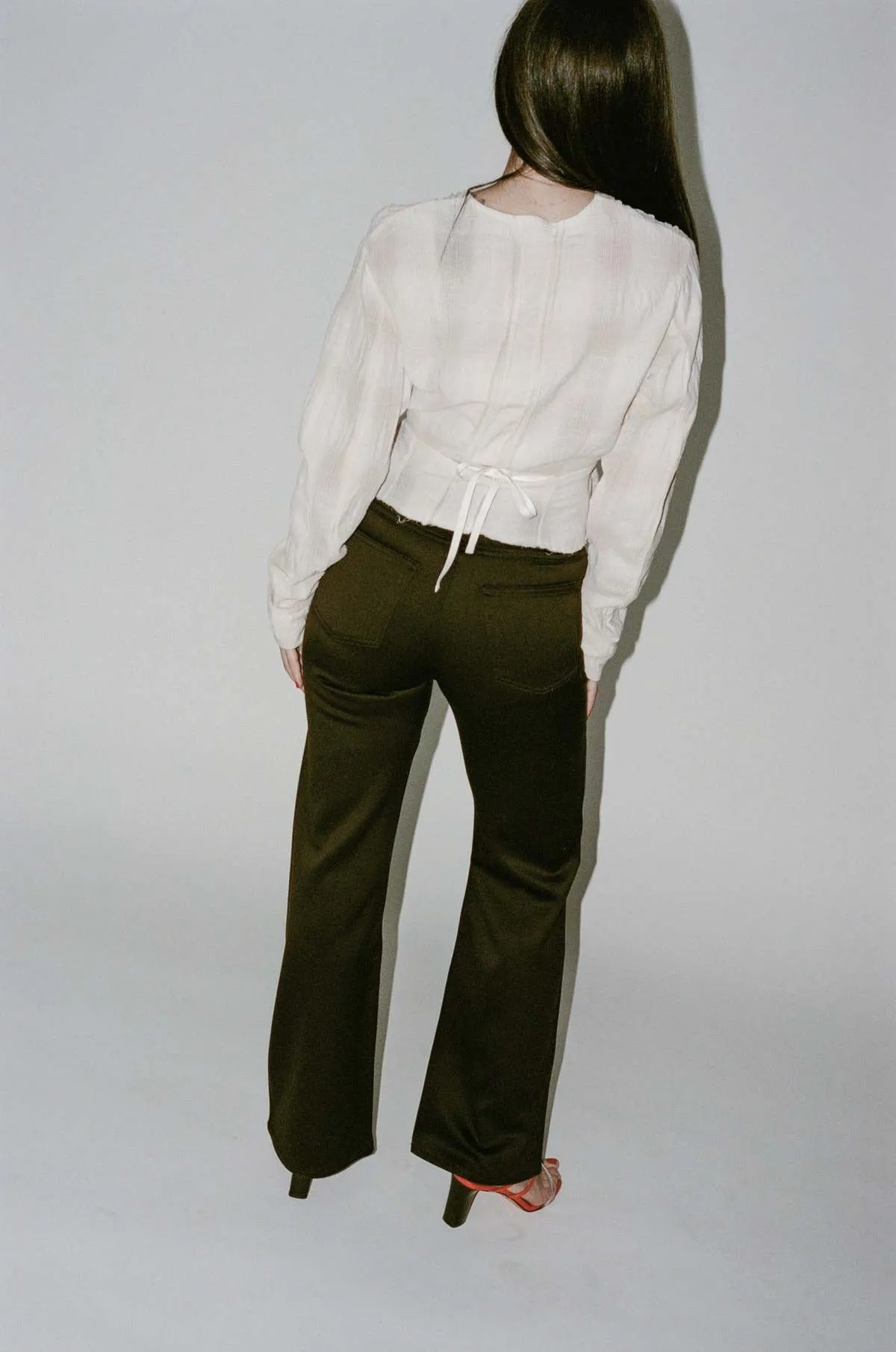 Boot Cut Pant - Brown