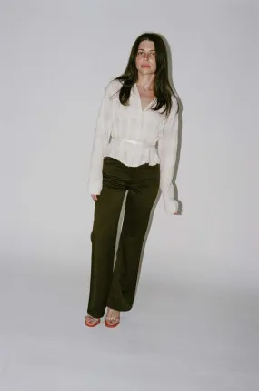 Boot Cut Pant - Brown