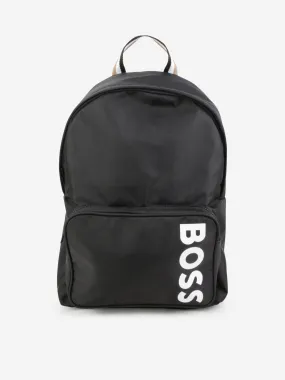 BOSS Boys Logo Backpack in Black (40cm)