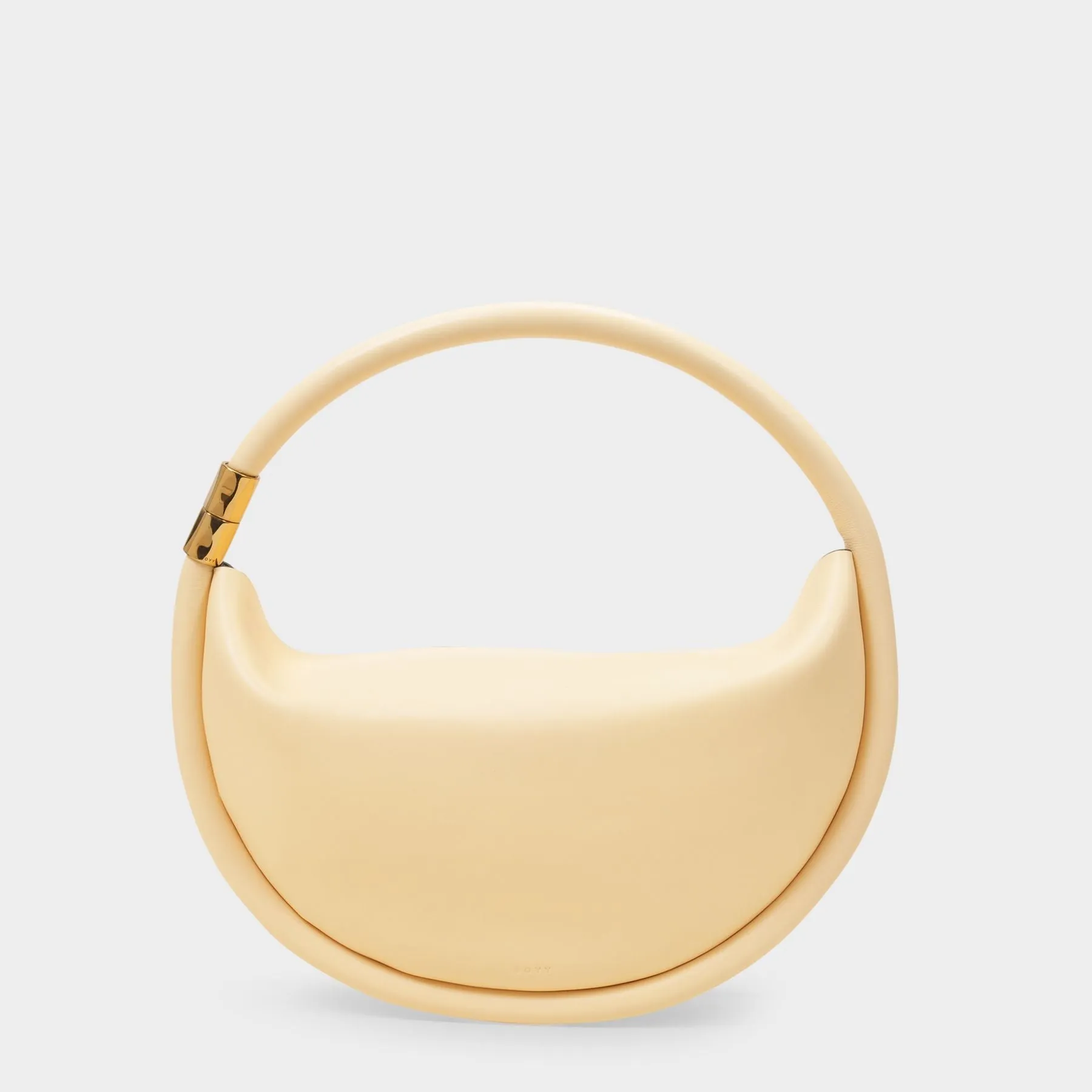 Boyy  Disc 30 Bag in Beige Leather