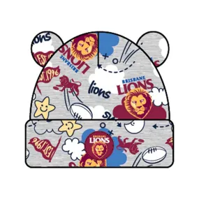 Brisbane Lions Baby Cloud Beanie