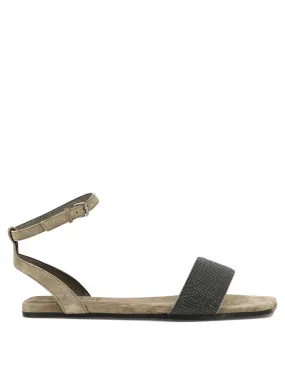 Brunello Cucinelli    Brunello Cucinelli Sandals With Precious Strap