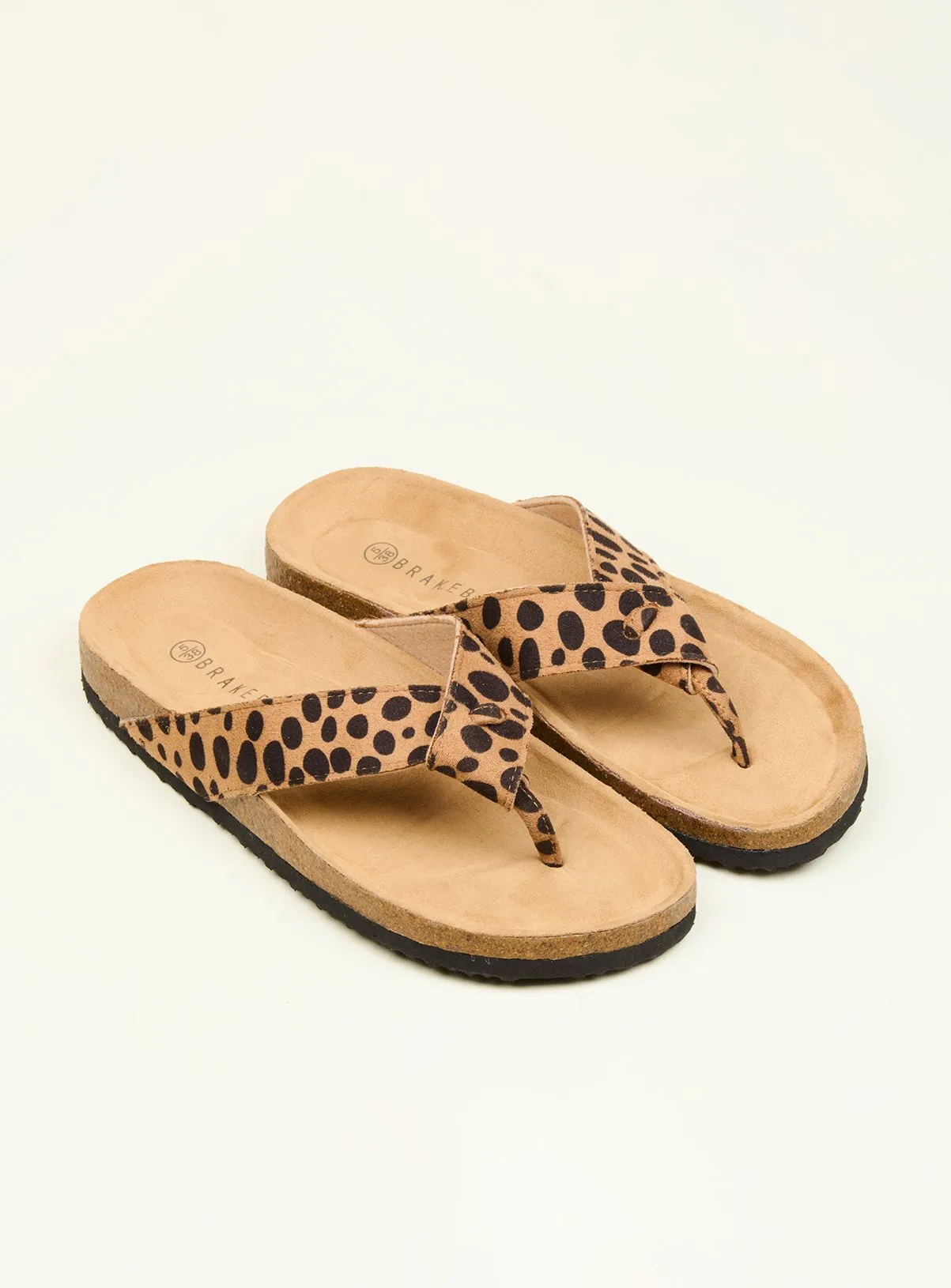 Buy BRAKEBURN Animal Spot Sandal 6 | Sandals | Tu