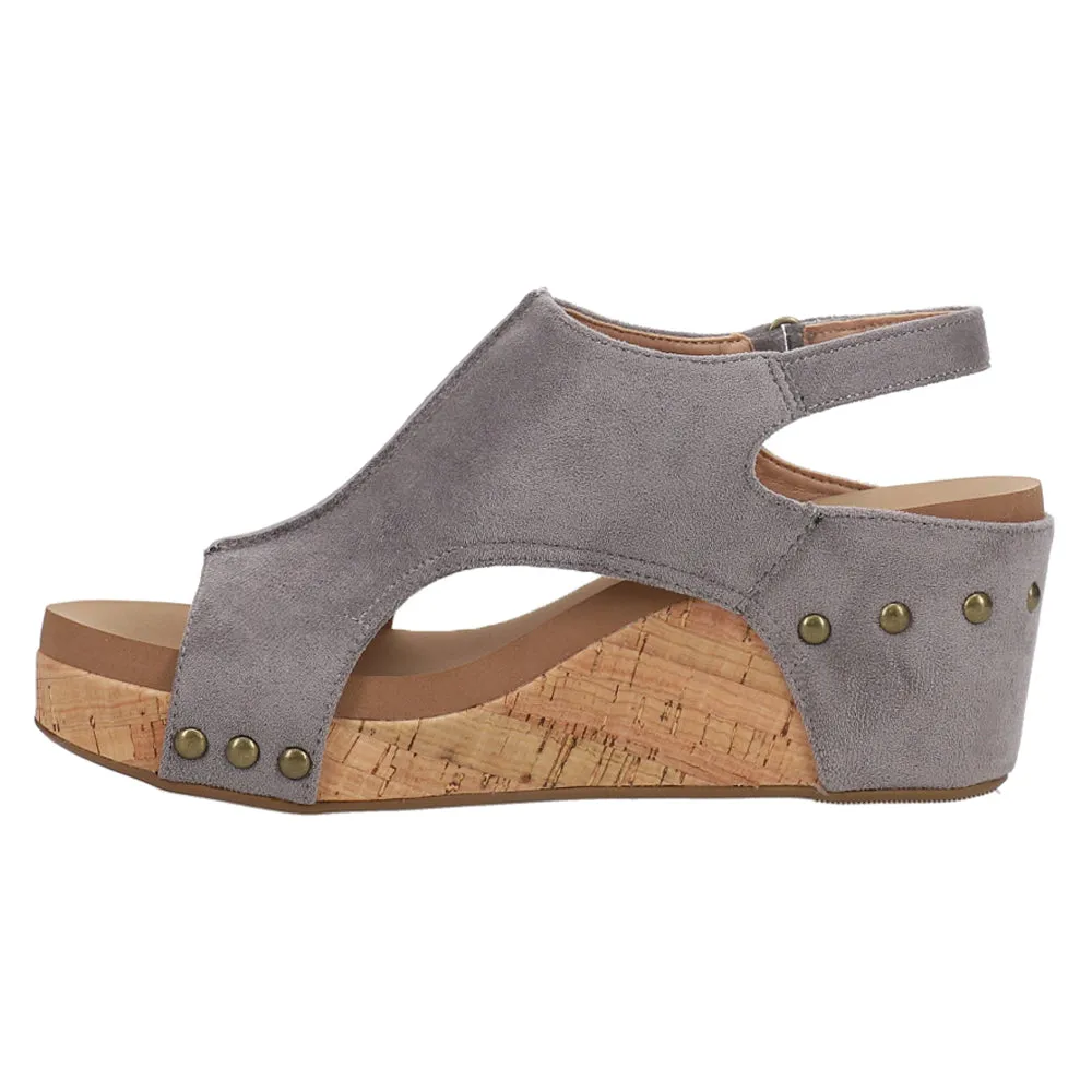 Carley Studded Wedge Sandals