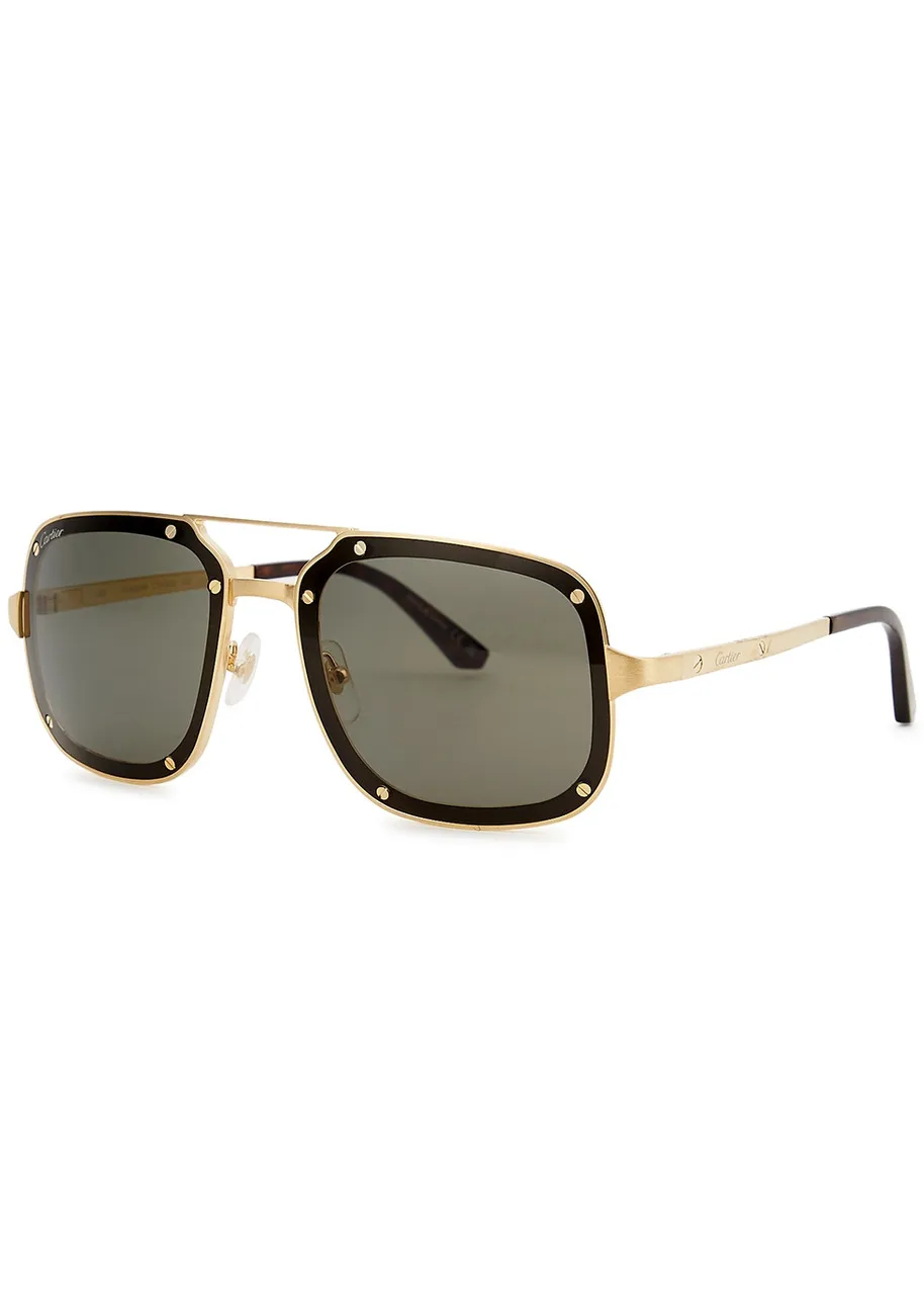 CARTIER Aviator-style sunglasses -                         -                     -                