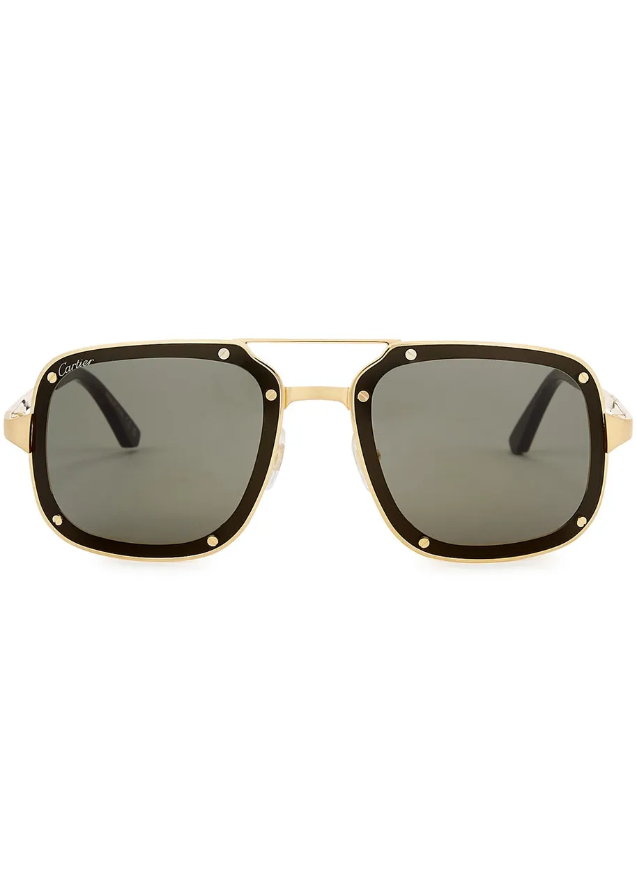 CARTIER Aviator-style sunglasses -                         -                     -                