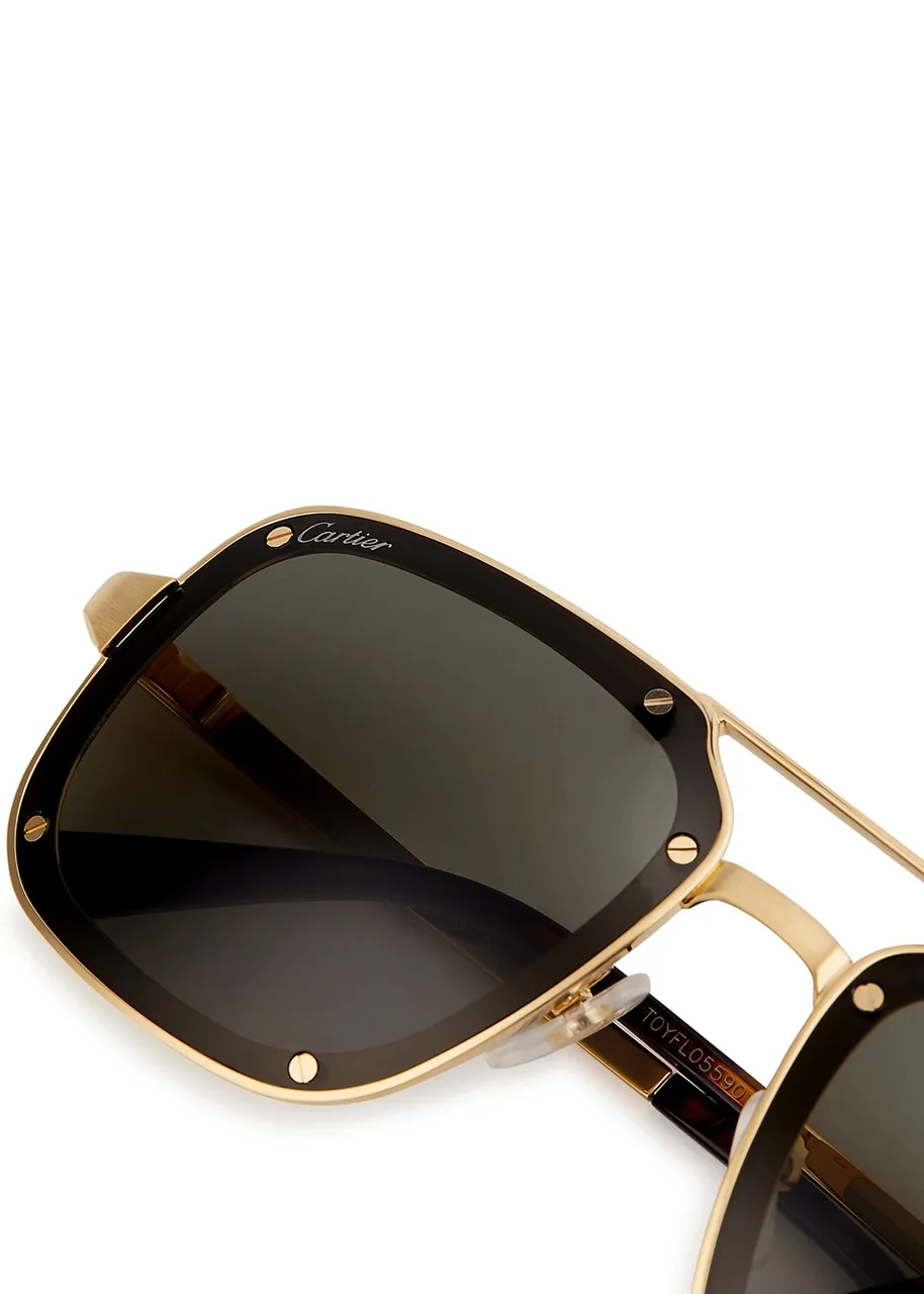 CARTIER Aviator-style sunglasses -                         -                     -                