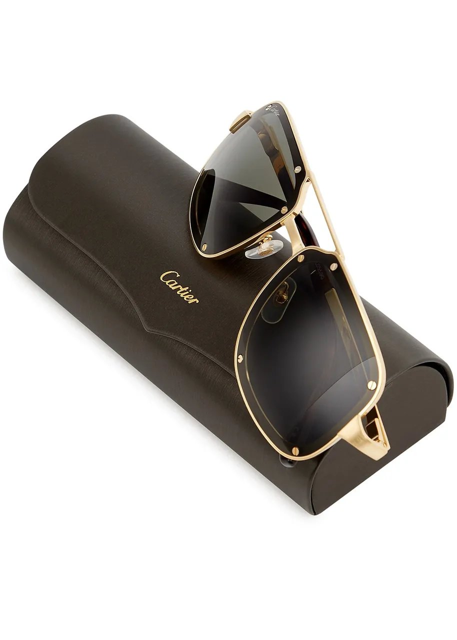 CARTIER Aviator-style sunglasses -                         -                     -                