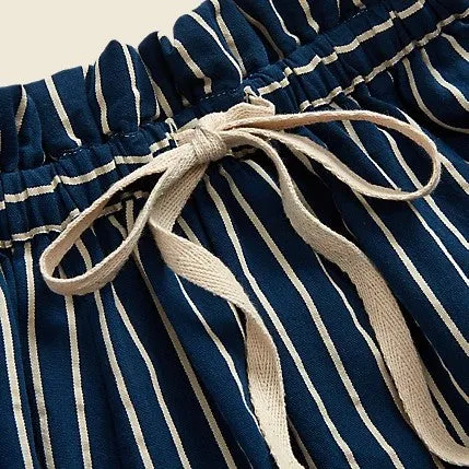 Chantall Skirt - Blue/White