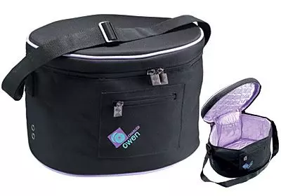 Charles Owen Helmet Bag Black Purple