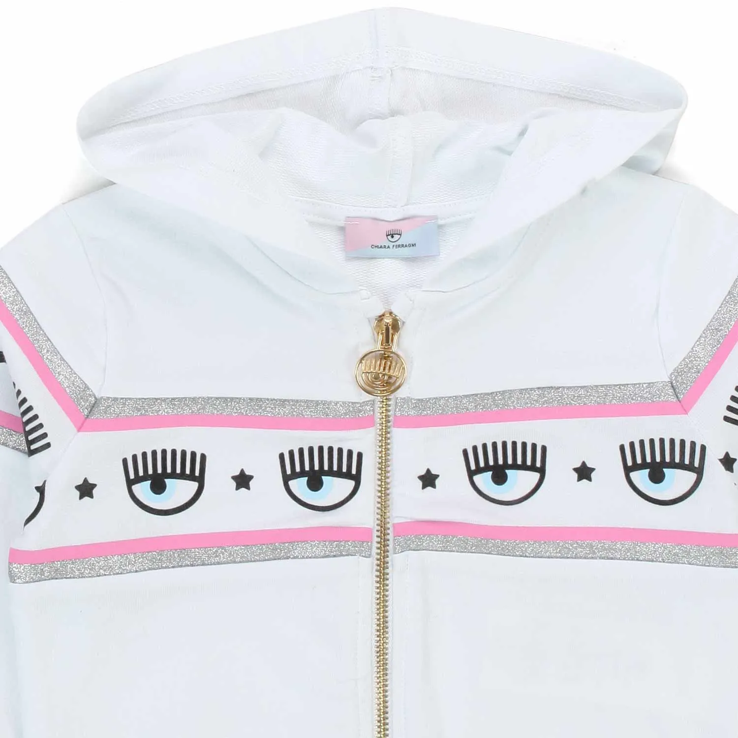 Chiara Ferragni Logomania Hoodie For Baby Girl