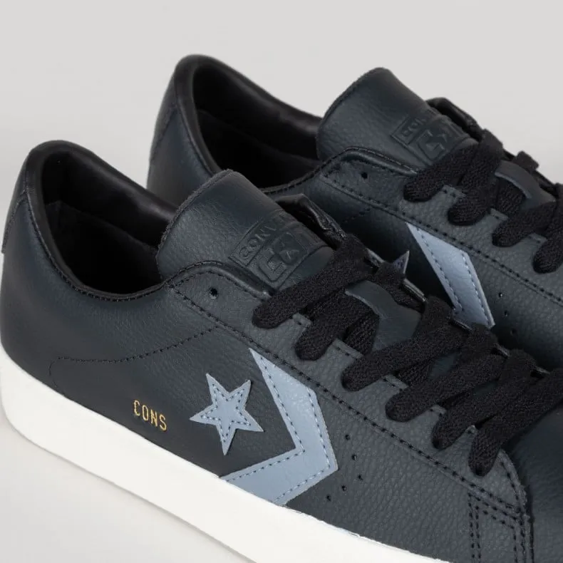 Converse Cons Leather PL Vulc Pro Ox (Black/Lunar Grey/Egret)