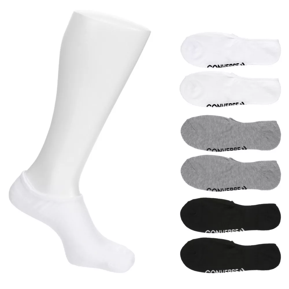 CONVERSE  MENS LARGE LINER SOCKS 6 PAIRS