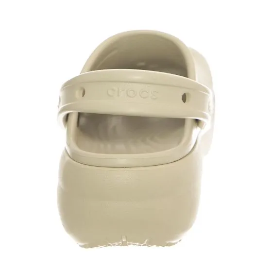 CROCS W' Classic Platform Clog Bone Sandals