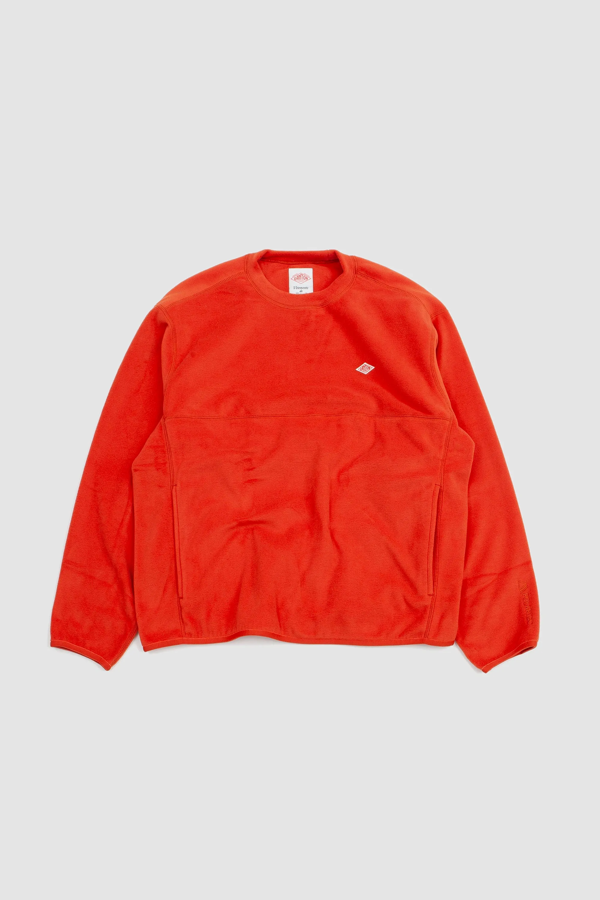 Danton Polartec Fleece Zip Pull Over Orange