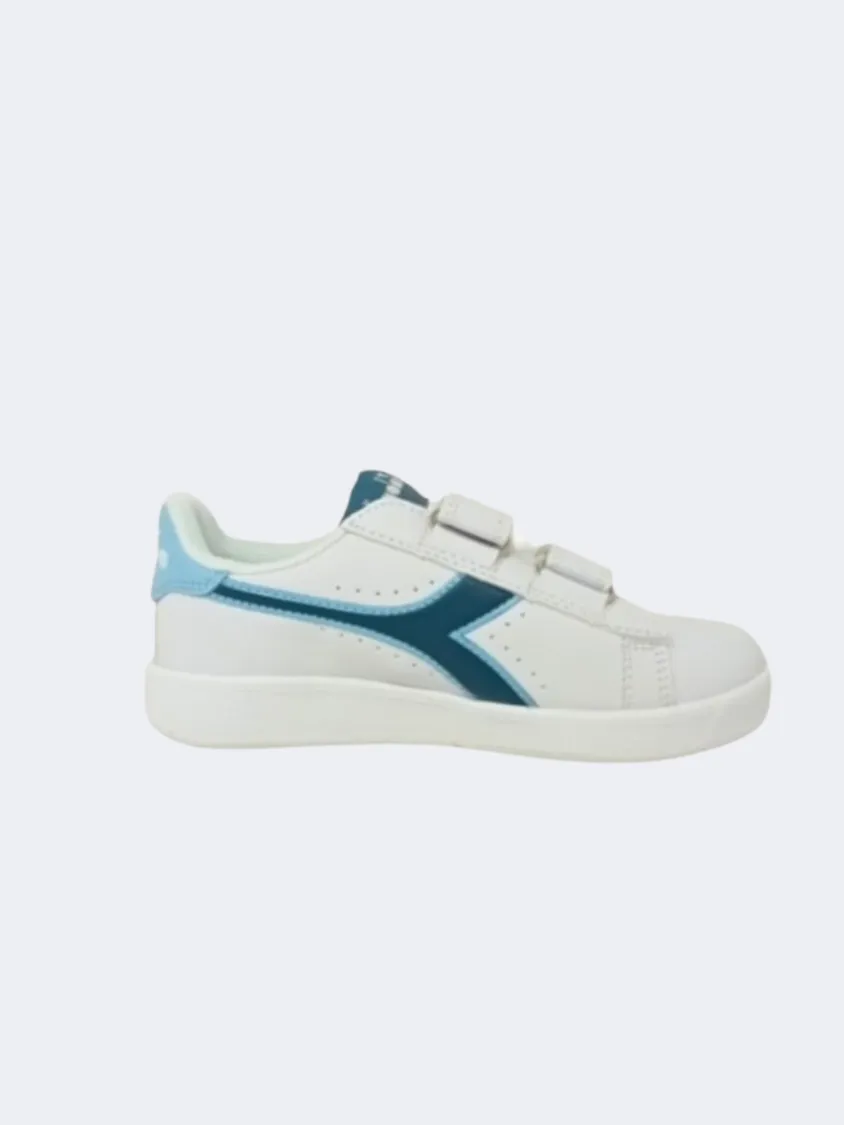 Diadora Game Ps Boys Lifestyle Shoes White/Blue