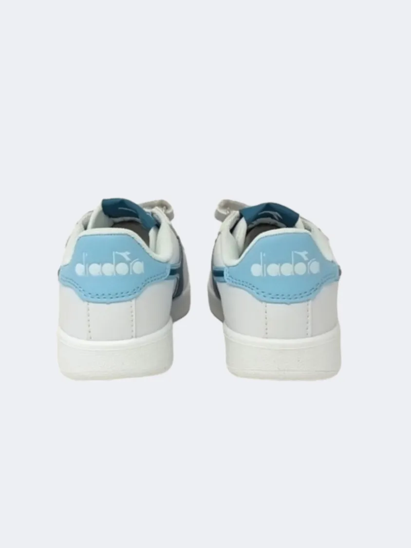 Diadora Game Ps Boys Lifestyle Shoes White/Blue