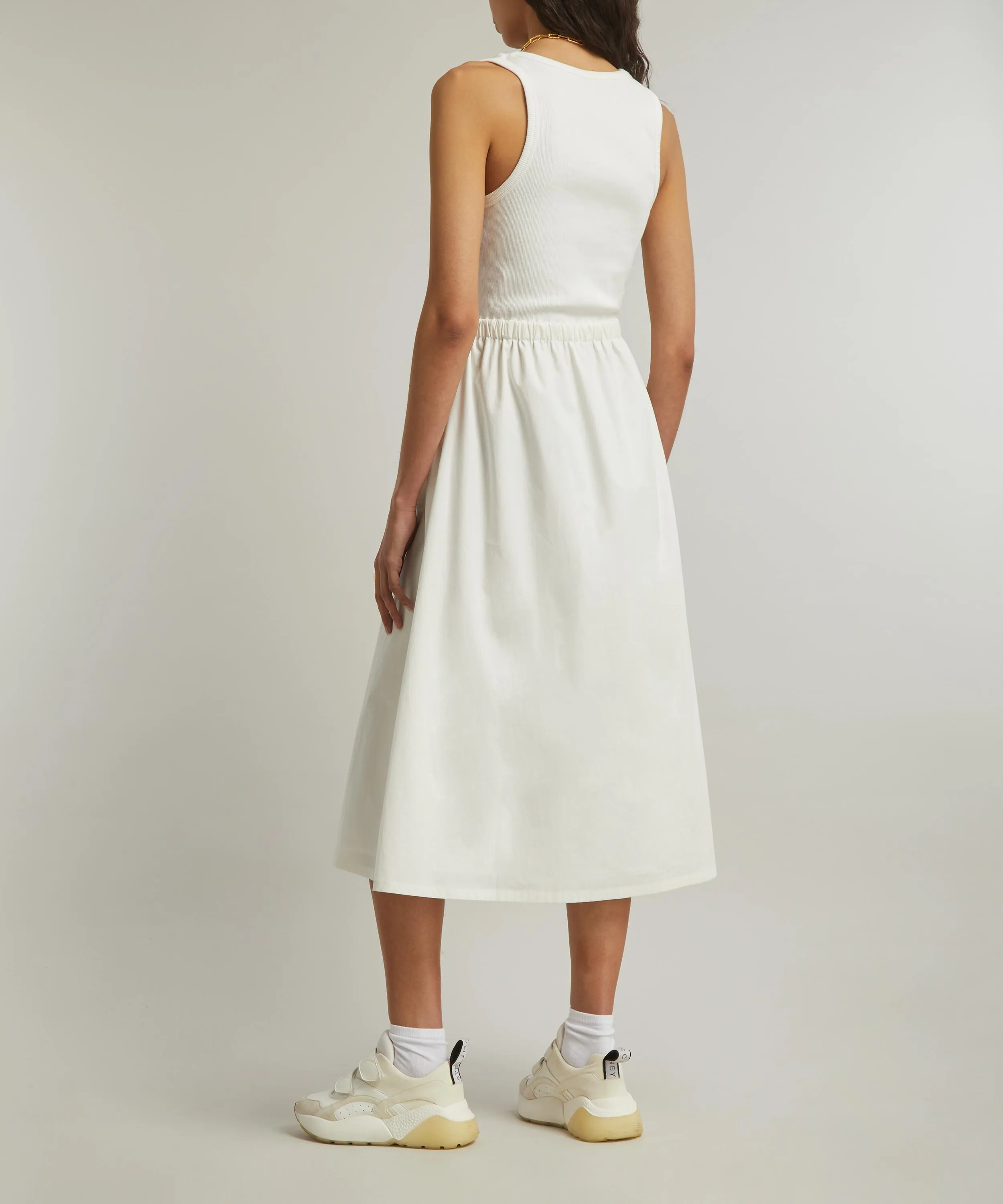 Drawstring-Waist Tank Dress