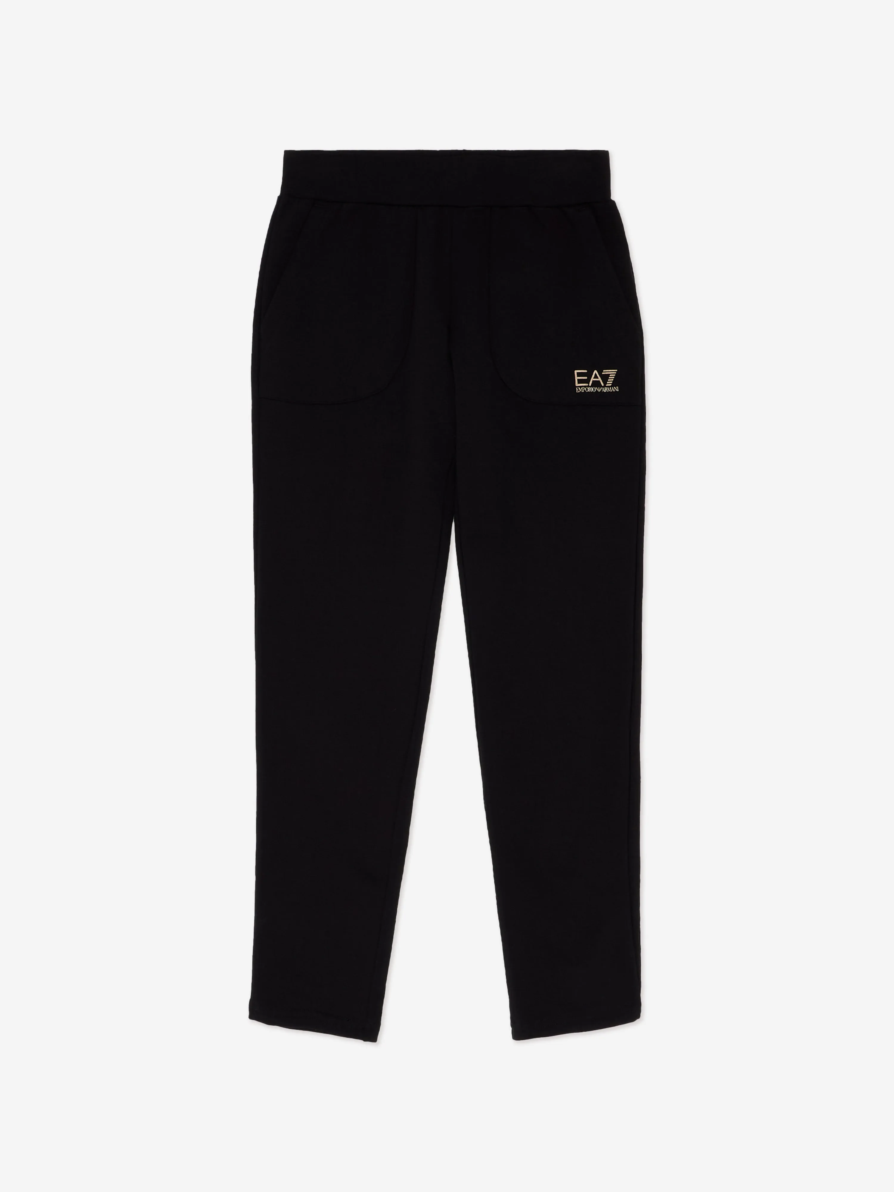 EA7 Emporio Armani Girls Logo Tracksuit in Black