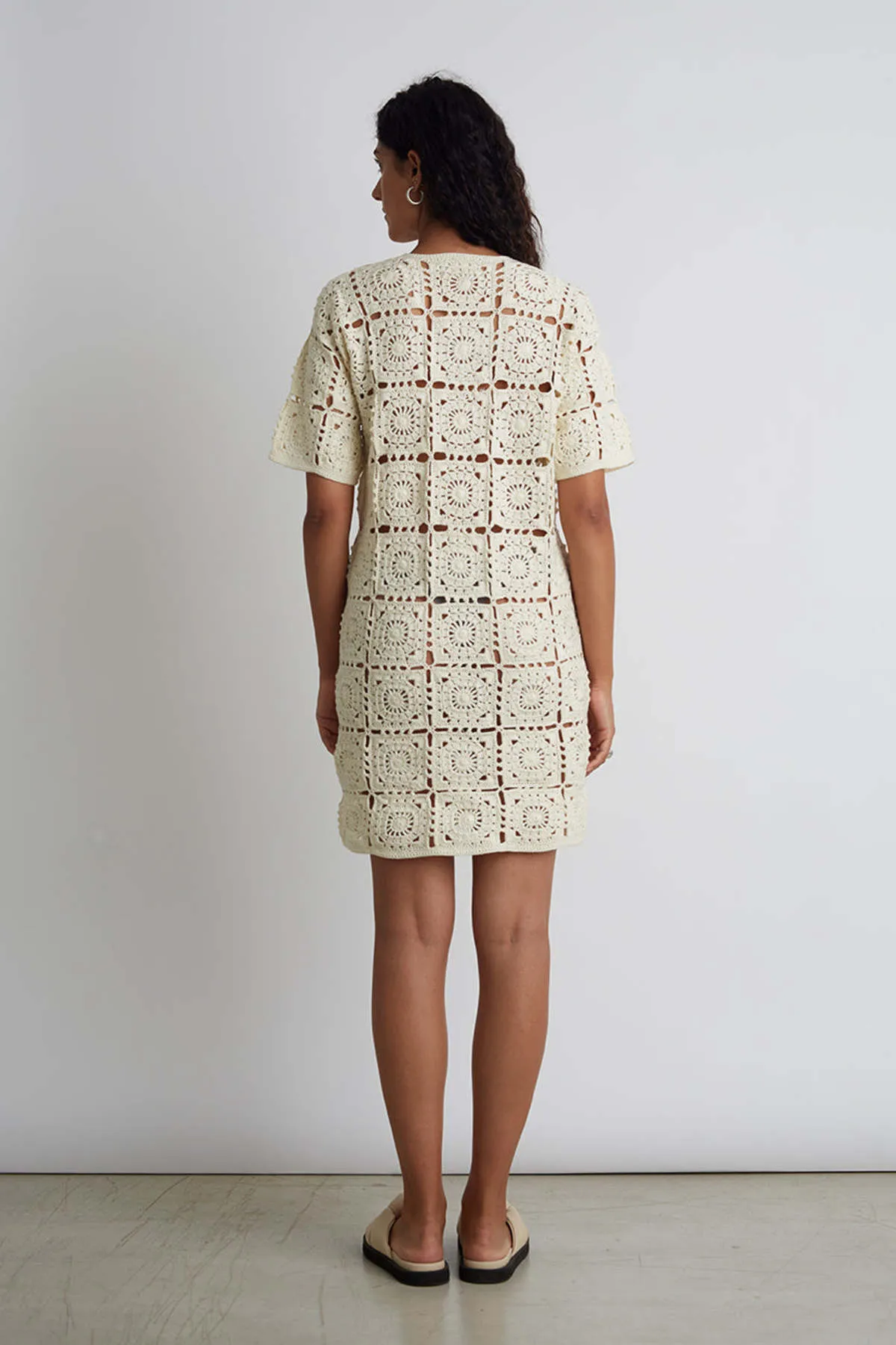 ELANA TUNIC DRESS - Cream