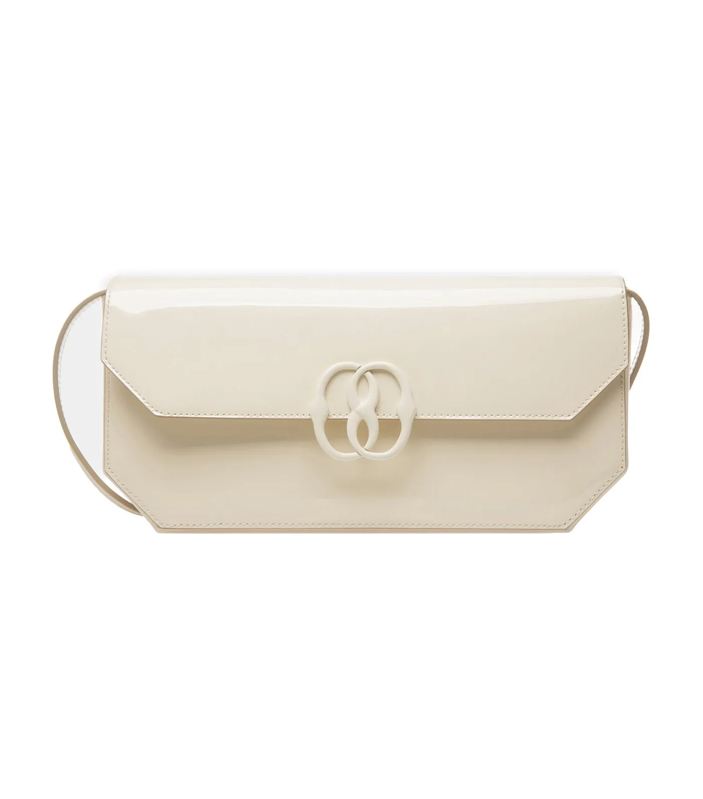 Emblem Folio Shoulder Bag Bone