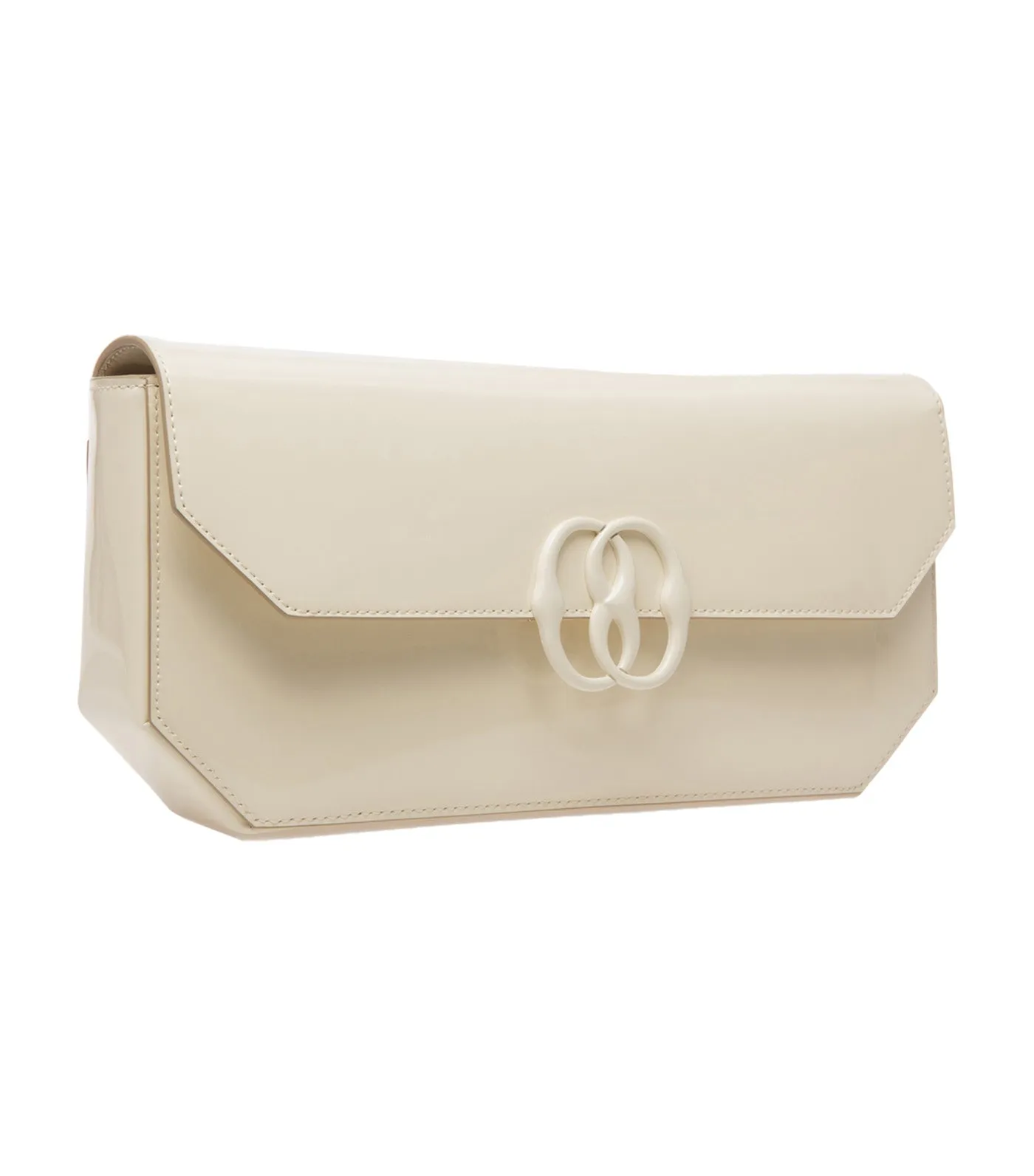 Emblem Folio Shoulder Bag Bone