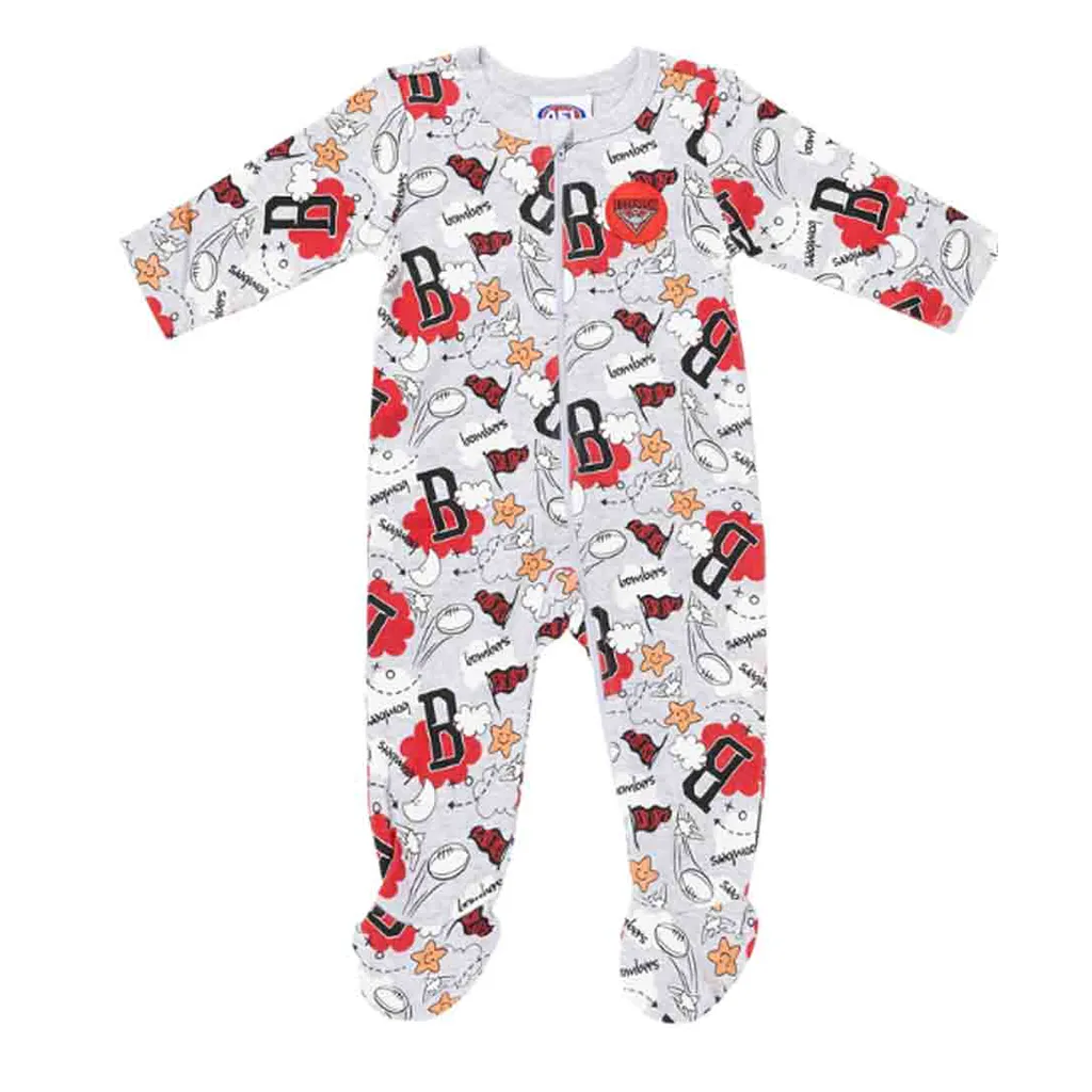 Essendon Bombers Baby Cloud Romper