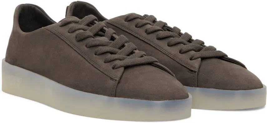 Essentials Brown Tennis Low Sneakers