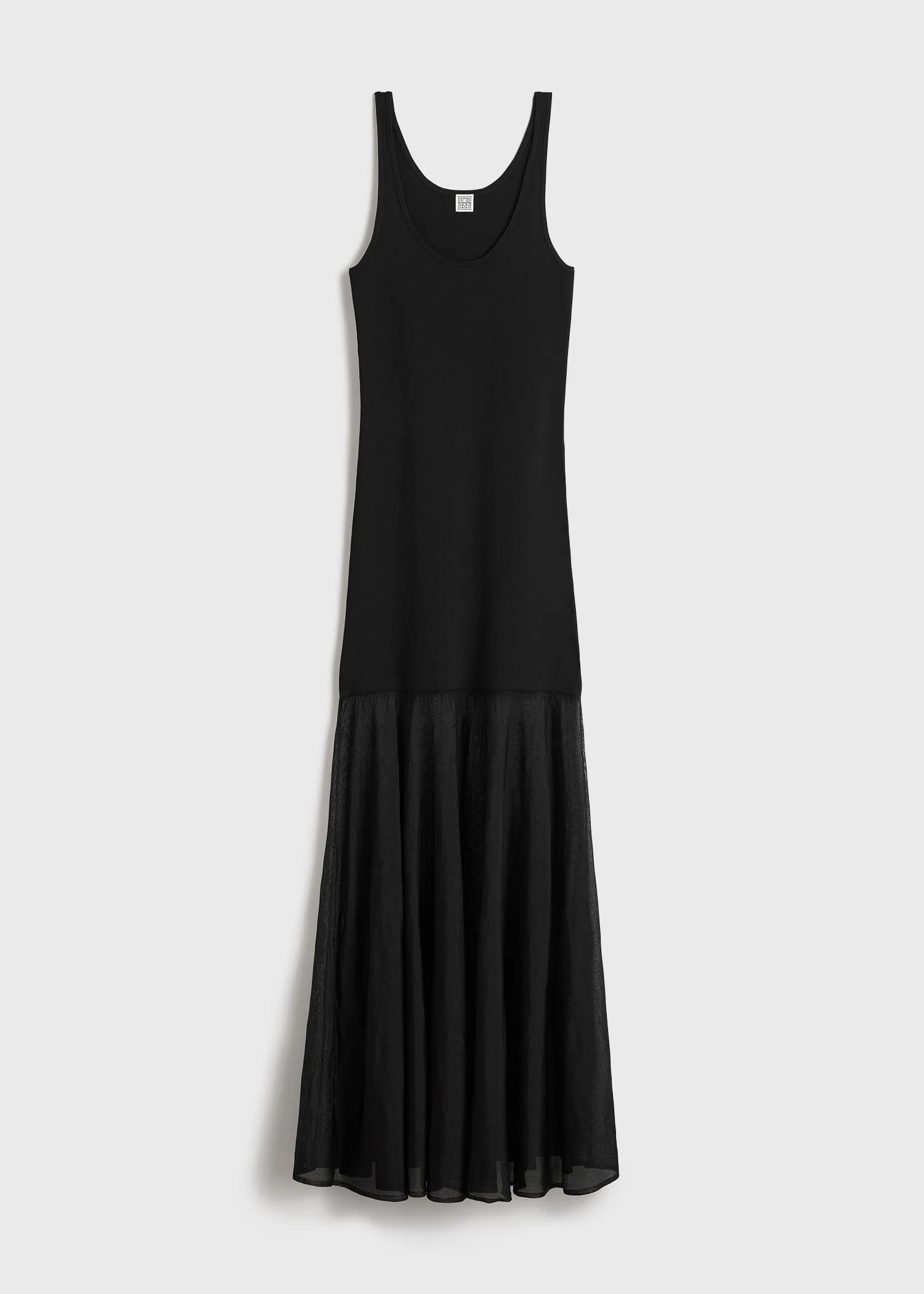 Evening tank dress black